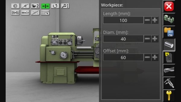 车床模拟器手机版(lathe simulator lite)