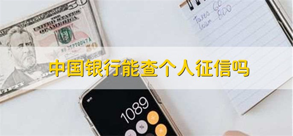 中国银行app查个人征信教程