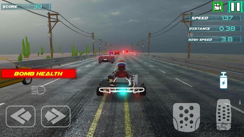 卡丁车交通赛车游戏(Go-Kart Highway Racing)