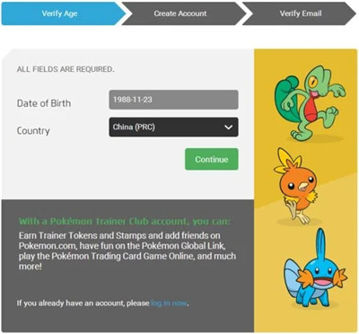 pokemongo注册教程