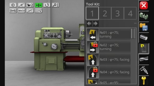 车床模拟器手机版(lathe simulator lite)